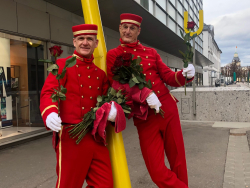 Ihre Promotion mit den Rosenkavalieren von EventComedy wirkt